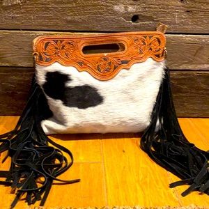 Cowhide Clutch